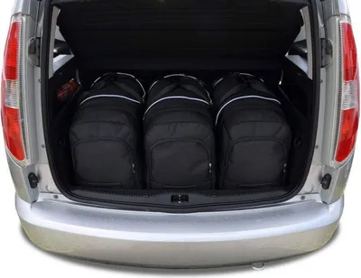 Zdjęcie produktu dla Torby do bagażnika SKODA ROOMSTER 2006-2015 3szt KJUST