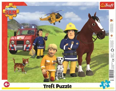 Obrázek produktu pro Trefl Puzzle Požárník Sam - Na hlídce 25 dílků