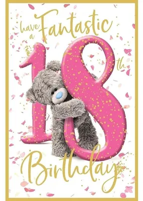 Image de Carte de vœux pour le 18e anniversaire 203x127