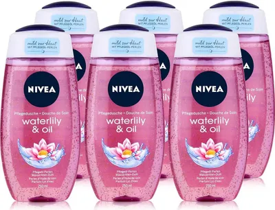 Produktbild von Nivea Waterlily und Oil Pflegedusche Duschgel 250ml 6er Pack