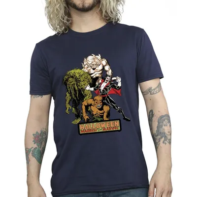 Produktbild von Marvel - "Halloween" T-Shirt für Herren BI38369 (5XL) (Schwarz)