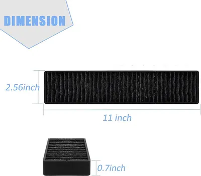Obrázok produktu pre INF Uhlíkový filter do mikrovlnnej rúry 5230W1A003A Náhradný - 4 balenie