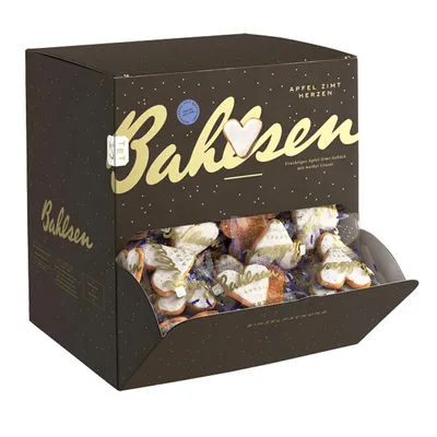 Obrázok produktu pre Bahlsen jablkové škoricové srdiečka s ovocnou, korenistou príchuťou 793g
