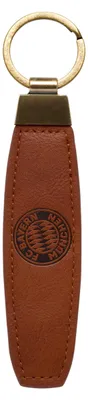 Produktbild von FC Bayern München Schlüsselanhänger Leder Braun