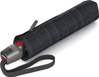 Produktbild von Knirps T.200 M Duomatic - Taschenschirm Regenschirm (men's prints check)