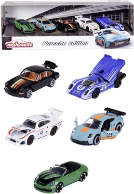Produktbild von Majorette Porsche Motorsport 5 Pieces Giftpack