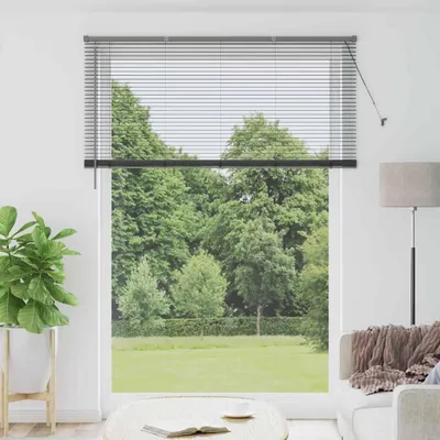 Produktbild von Fenster Jalousie Dunkelgrau 155 x 220 cm Aluminium