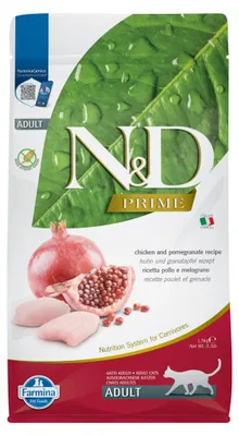 Zdjęcie produktu dla Farmina N&D Cat Prime Chicken Pomegranate Adult 1,5kg Sucha Karma Dla Kota Kurczak z Granatem