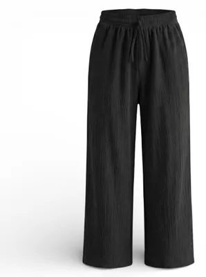 Produktbild von Sommerhose weites Bein Schlupfhose Gummibund 36 38 40 42 44 Damen