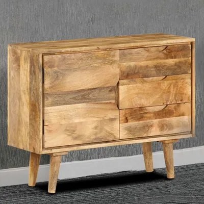 Zdjęcie produktu dla Maison Exclusive – kredens z litego drewna mangowego 90 x 30 x 69 cm