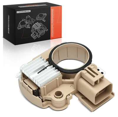 Image de Régulateur de tension pour alternateur - Compatible avec moteur 2,5L - Remplacement pour les références MD619167, A866X38472, MD618735, 385