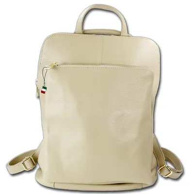 Produktbild von Florence Leder beige Rucksack Cityrucksack Damen D3ORM103I