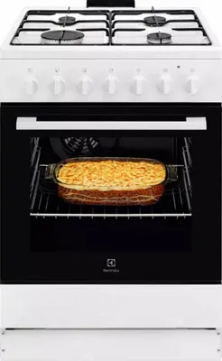 Produktbild von Electrolux LKK620010W Freistehender Herd A Elektro Gaskochfeld Weiß