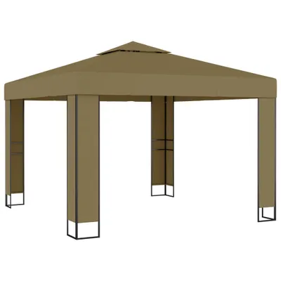 Immagine prodotto di Padiglione con doppio tetto 3x3x2,7 m Taupe 180 g/m²