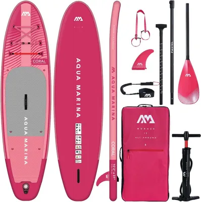 Immagine prodotto di AQUA MARINA CORAL 10.2 SET Tavola da surf Stand Up Paddle ISUP 310x78cm