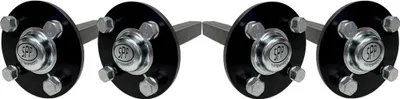 Produktbild von Nabe & Achsschenkel Quad ATV Anhänger 4 Bolzen 100mm PCD 40x40mm hohe Geschwindigkeit - Satz von 4