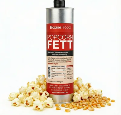 Produktbild von Popcornfett halbflüssig 1 Liter für Kino Popcorn Haase Food