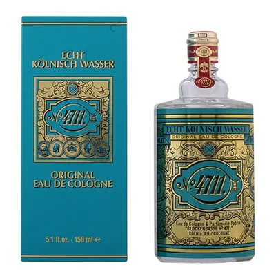 Zdjęcie produktu dla 4711 Original 150ml, Unisex, 150 ml, Bergamot, Lemon, Orange, Lavender, Rosemary, Neroli, Alcohol, Water (Aqua), Fragrance (Parfum), Limonene, Linalool, Geraniol, Citral,...