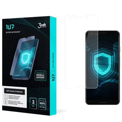 Produktbild von 3mk Display Schutzfolie 1UP für Google Pixel 3 transparent Gaming (3 Stück)