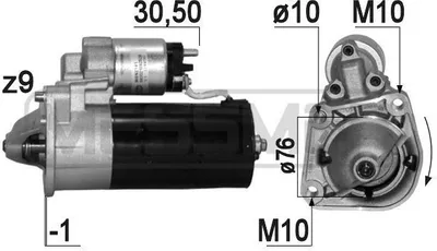 Produktbild von ERA 220813A Starter Anlasser 2,2kW für VOLVO V70 II (285) 12V