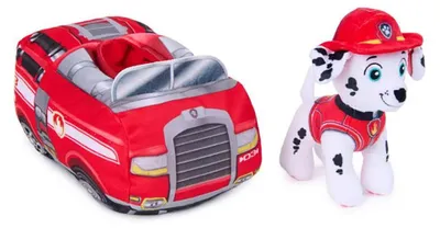 Produktbild von PAW Patrol PAW PLH 2in1 Rescue Plush Marshall GML, Spielzeugset, 3 Jahr(e)