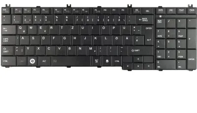 Produktbild von Tradebit - Tastatur für Toshiba Satellite | Deutsch DE QWERTZ | Volle Kompatibilität | Hochwertige Materialien | Modelle: C650 C660 L670