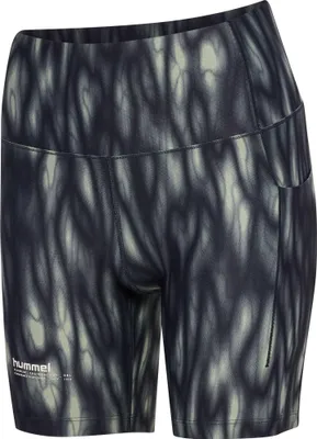 Produktbild von Hummel Hmlhiit Aop Intensity Short Tights - seagrass, Größe:S