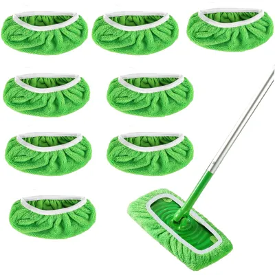 Immagine prodotto di Solidchoice - 8 panni per mocio riutilizzabili, ideali per la pulizia dei pavimenti