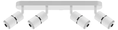 Obrázek produktu pro Stropní svítidlo GU10 se 4 světly v bílé/chromové barvě - Moderní design pro váš domov