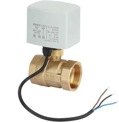 Obrázek produktu pro Elektrický dvoucestný kulový ventil DN40 1,5" 3vodičový, mosaz