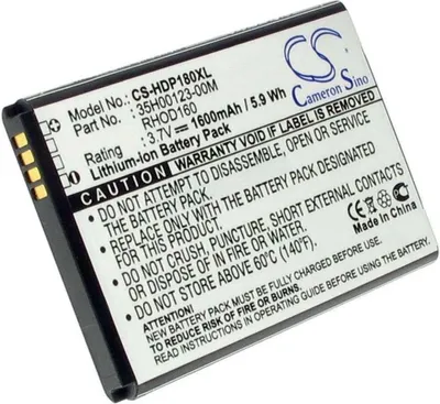Obrázok produktu pre Batéria pre HTC BA S390 náhradná batéria 1600 mAh