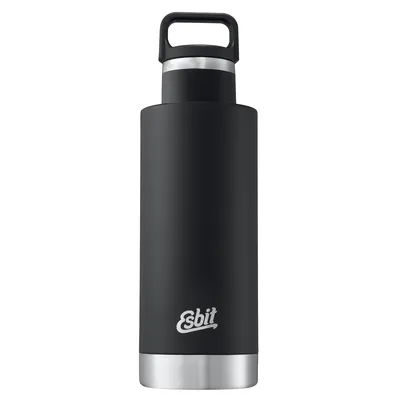 Zdjęcie produktu dla Kolba próżniowa ESBIT SCULPTOR ze stali nierdzewnej "Standard Mouth", 750 ml, czarna