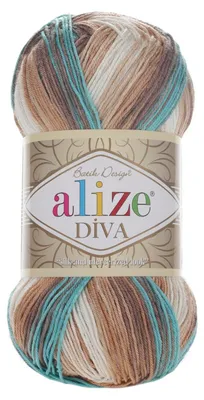 Produktbild von Alize Diva Batik 4603 Strickgarn