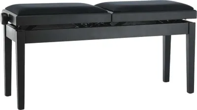 Produktbild von GEWA 130200 Deluxe Double Doppelklavierbank Black Matt