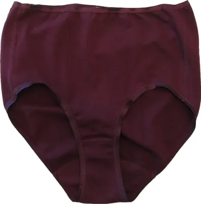 Produktbild von HERMKO 5011 Damen Taillenslip aus Baumwolle/Elasthan, Maxi-Schlüpfer , Farbe:bordeaux, Größe:36/38 (S)