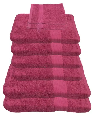 Produktbild von Julie Julsen Handtuch Set Pink,Set:8 tlg. 2 Bade- 4 Handtücher + gratis 2 Waschhand..