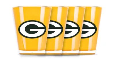 Produktbild von NFL Green Bay Packers 4er Set Shot Gläser Schnaps Glas Schnapsglas 4 Stück