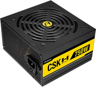 Produktbild von Antec Cuprum Strike CSK750H, 750 W, 100 - 240 V, 50 - 60 Hz, 10 - 5 A, Aktiv, 120 W