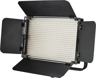 Produktbild von Walimex pro LED Niova 600 Plus Bi-Color Flächenleuchte, dimmbare Videoleuchte, Studioleuchte mit Fernbedienung, mobiles Dauerlicht inkl. Transporttasche