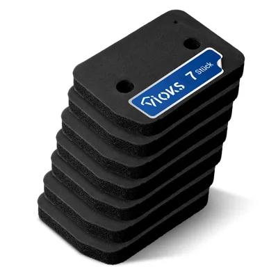 Produktbild von Schaumfilter Set 7x passend wie Miele 9164761 Filter 207x155mm für Trockner