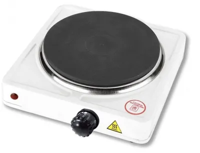 Elektroherd 1500 W, verstellbar, Gusseisenplatte, 185 mm