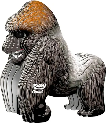 Obrázek produktu pro Eugy 3D puzzle gorila - ekologická kartonová hračka