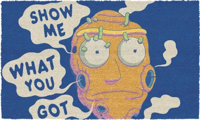 Produktbild von Rick & Morty Fußmatte Show Me What You Got 40 x 60 cm