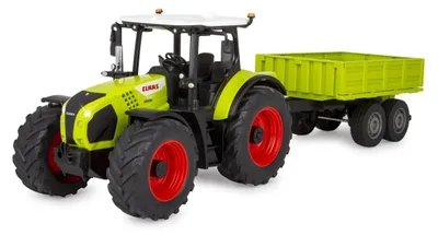 Productafbeelding van RC tractor Claas Arion 660 met aanhanger, schaal 1:16