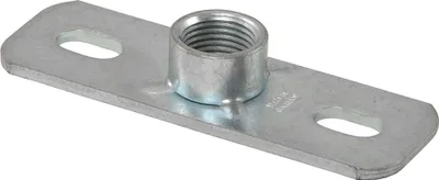 Immagine prodotto di 10 pezzi - Dimensioni piastra di base 120x40x4mm R3/4" saldato a resistenza zincato : 3/4 pollici : 120x40x4 mm Filettatura: 3/4 pollici Dimensioni: 120x40x4 mm