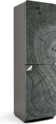 Produktbild von Abstraktes Linienmuster – Kühlschrank Aufkleber – Klebefolie Kühlschrank – Kühlschrank Nachbildung – Kühlschrankfolie selbstklebend – Küchen Nachbildungation – 60x205 cm
