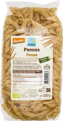 Immagine prodotto di Penne di farro Demeter 500g