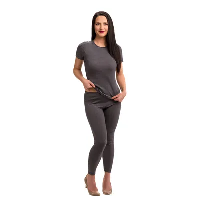 Damen Thermo T-Shirt Shirt Marine Ringel