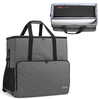 Imagen del producto de Soporte para computadora de escritorio y monitor con separador