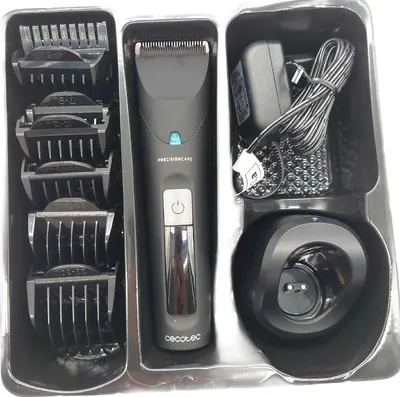 Produktbild von Cecotec Bamba PrecisionCare Wet&Dry, Schwarz, 0,5 mm, 3 cm, Kopf, Titan/Edelstahl, LED